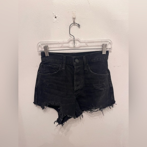 Agolde Cutoff Short Size 26 Black - Picture 2 of 4